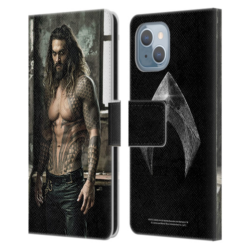 Zack Snyder's Justice League Snyder Cut Photography Aquaman Leather Book Wallet Case Cover For Apple iPhone 14