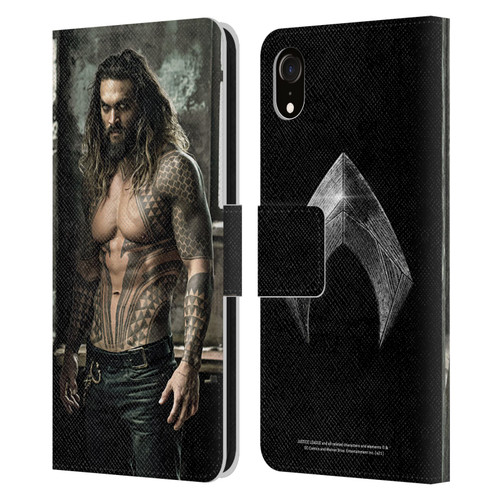 Zack Snyder's Justice League Snyder Cut Photography Aquaman Leather Book Wallet Case Cover For Apple iPhone XR