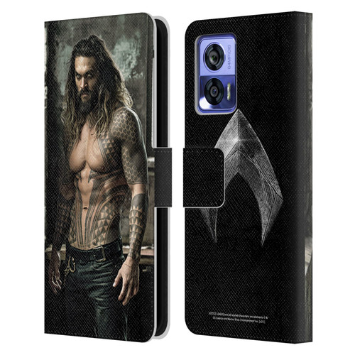 Zack Snyder's Justice League Snyder Cut Photography Aquaman Leather Book Wallet Case Cover For Motorola Edge 30 Neo 5G