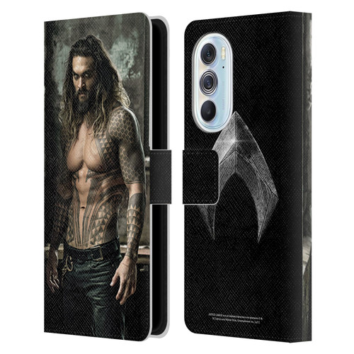 Zack Snyder's Justice League Snyder Cut Photography Aquaman Leather Book Wallet Case Cover For Motorola Edge X30