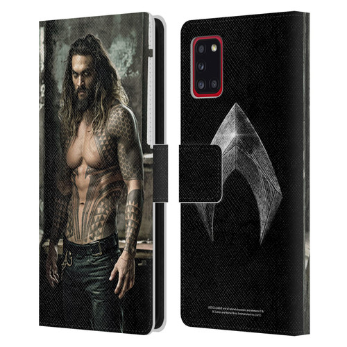 Zack Snyder's Justice League Snyder Cut Photography Aquaman Leather Book Wallet Case Cover For Samsung Galaxy A31 (2020)