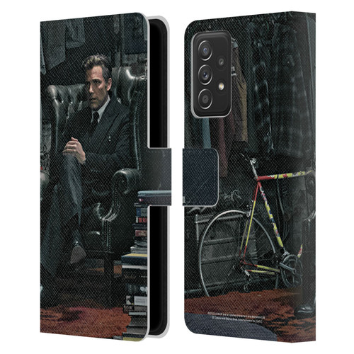Zack Snyder's Justice League Snyder Cut Photography Bruce Wayne Leather Book Wallet Case Cover For Samsung Galaxy A52 / A52s / 5G (2021)