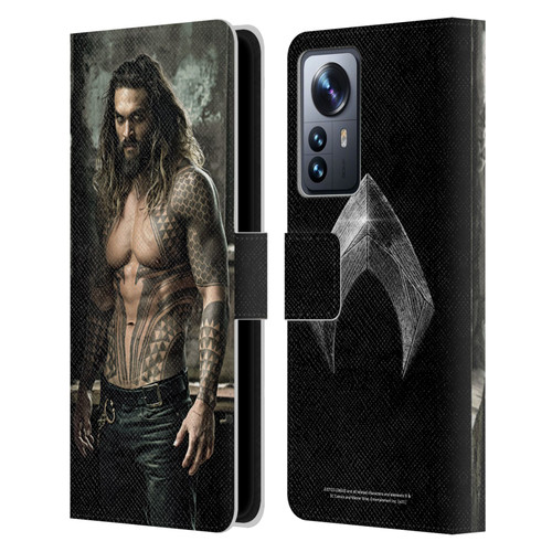 Zack Snyder's Justice League Snyder Cut Photography Aquaman Leather Book Wallet Case Cover For Xiaomi 12 Pro