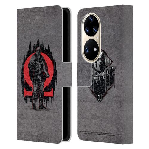 Zack Snyder's Justice League Snyder Cut Graphics Darkseid Leather Book Wallet Case Cover For Huawei P50 Pro