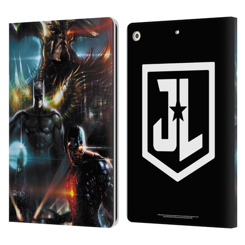 Zack Snyder's Justice League Snyder Cut Graphics Steppenwolf, Batman, Cyborg Leather Book Wallet Case Cover For Apple iPad 10.2 2019/2020/2021