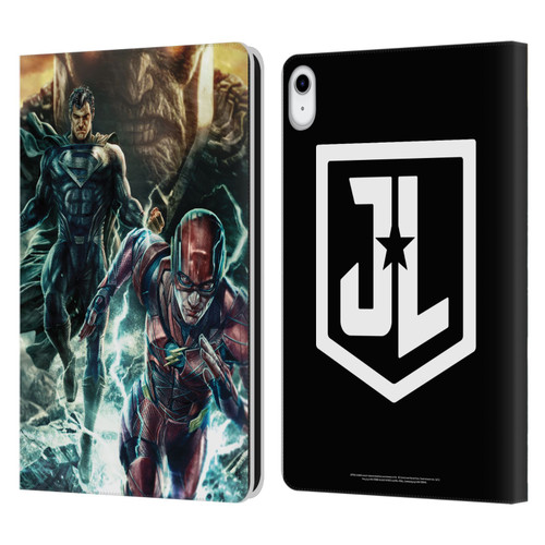 Zack Snyder's Justice League Snyder Cut Graphics Darkseid, Superman, Flash Leather Book Wallet Case Cover For Apple iPad 10.9 (2022)