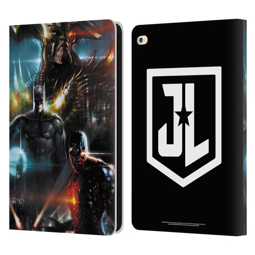 Zack Snyder's Justice League Snyder Cut Graphics Steppenwolf, Batman, Cyborg Leather Book Wallet Case Cover For Apple iPad Air 2 (2014)