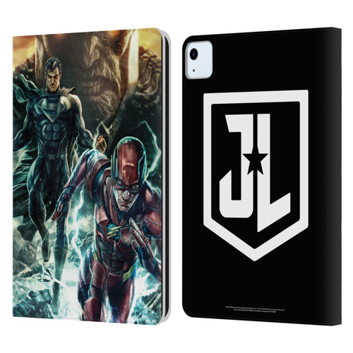 Zack Snyder's Justice League Snyder Cut Graphics Darkseid, Superman, Flash Leather Book Wallet Case Cover For Apple iPad Air 2020 / 2022