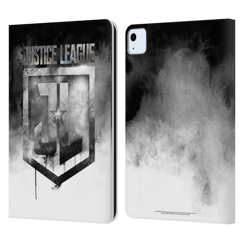 Zack Snyder's Justice League Snyder Cut Graphics Watercolour Logo Leather Book Wallet Case Cover For Apple iPad Air 11 2020/2022/2024