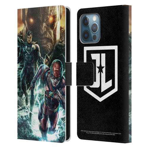 Zack Snyder's Justice League Snyder Cut Graphics Darkseid, Superman, Flash Leather Book Wallet Case Cover For Apple iPhone 12 Pro Max