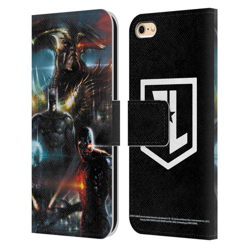 Zack Snyder's Justice League Snyder Cut Graphics Steppenwolf, Batman, Cyborg Leather Book Wallet Case Cover For Apple iPhone 6 / iPhone 6s