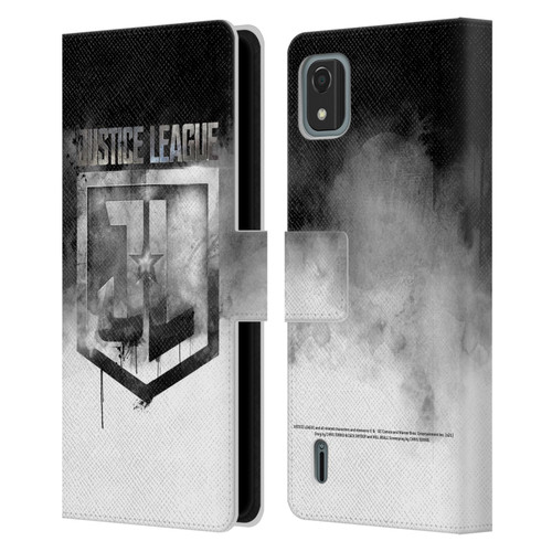 Zack Snyder's Justice League Snyder Cut Graphics Watercolour Logo Leather Book Wallet Case Cover For Nokia C2 2nd Edition