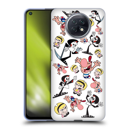The Grim Adventures of Billy & Mandy Graphics Icons Soft Gel Case for Xiaomi Redmi Note 9T 5G