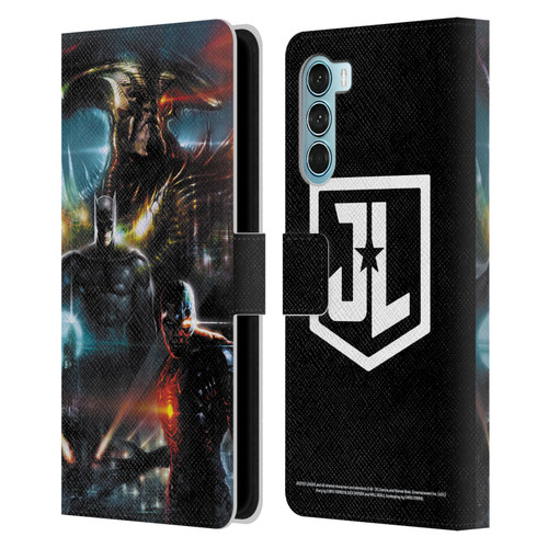 Zack Snyder's Justice League Snyder Cut Graphics Steppenwolf, Batman, Cyborg Leather Book Wallet Case Cover For Motorola Edge S30 / Moto G200 5G