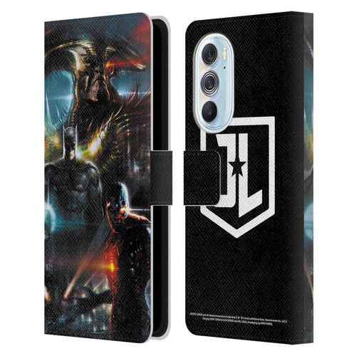 Zack Snyder's Justice League Snyder Cut Graphics Steppenwolf, Batman, Cyborg Leather Book Wallet Case Cover For Motorola Edge X30