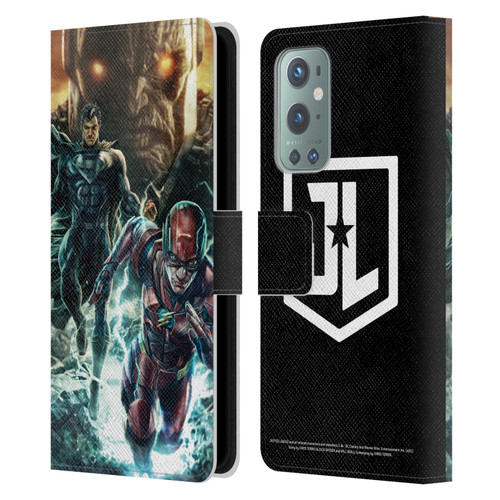 Zack Snyder's Justice League Snyder Cut Graphics Darkseid, Superman, Flash Leather Book Wallet Case Cover For OnePlus 9