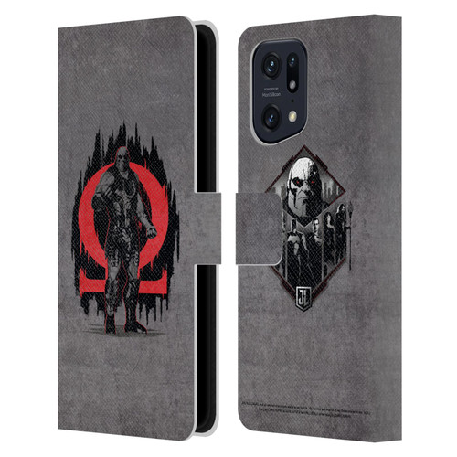Zack Snyder's Justice League Snyder Cut Graphics Darkseid Leather Book Wallet Case Cover For OPPO Find X5