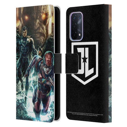 Zack Snyder's Justice League Snyder Cut Graphics Darkseid, Superman, Flash Leather Book Wallet Case Cover For OPPO A54 5G