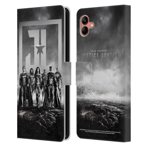 Zack Snyder's Justice League Snyder Cut Graphics Group Poster Leather Book Wallet Case Cover For Samsung Galaxy A04 (2022)
