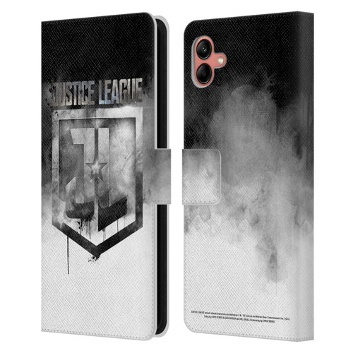 Zack Snyder's Justice League Snyder Cut Graphics Watercolour Logo Leather Book Wallet Case Cover For Samsung Galaxy A04 (2022)