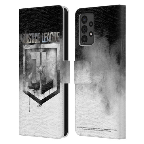 Zack Snyder's Justice League Snyder Cut Graphics Watercolour Logo Leather Book Wallet Case Cover For Samsung Galaxy A13 (2022)