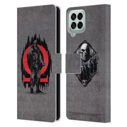 Zack Snyder's Justice League Snyder Cut Graphics Darkseid Leather Book Wallet Case Cover For Samsung Galaxy M53 (2022)