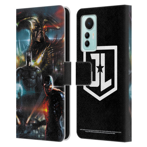 Zack Snyder's Justice League Snyder Cut Graphics Steppenwolf, Batman, Cyborg Leather Book Wallet Case Cover For Xiaomi 12 Lite