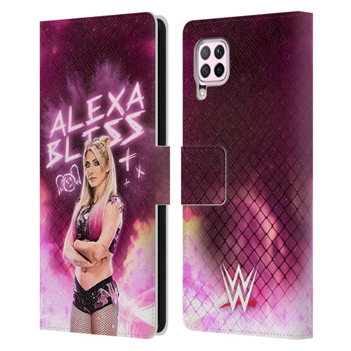 WWE Alexa Bliss Portrait Leather Book Wallet Case Cover For Huawei Nova 6 SE / P40 Lite