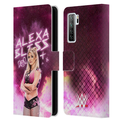 WWE Alexa Bliss Portrait Leather Book Wallet Case Cover For Huawei Nova 7 SE/P40 Lite 5G