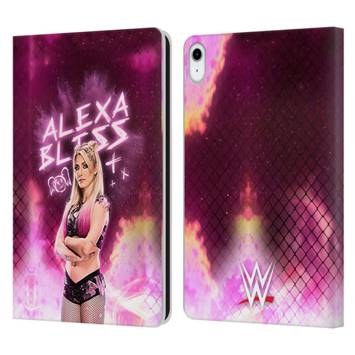 WWE Alexa Bliss Portrait Leather Book Wallet Case Cover For Apple iPad 10.9 (2022)