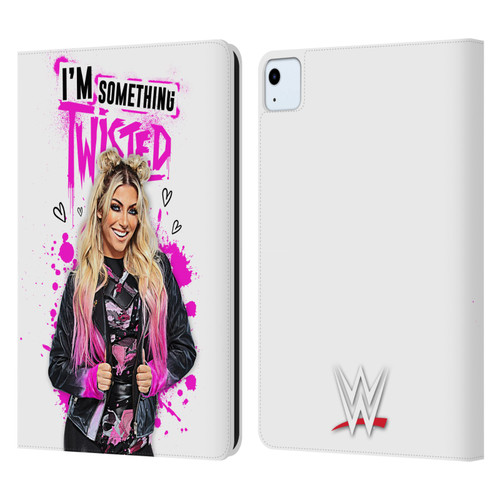 WWE Alexa Bliss Something Twisted Leather Book Wallet Case Cover For Apple iPad Air 2020 / 2022