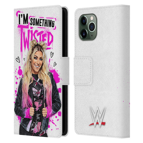 WWE Alexa Bliss Something Twisted Leather Book Wallet Case Cover For Apple iPhone 11 Pro