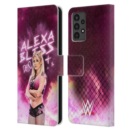 WWE Alexa Bliss Portrait Leather Book Wallet Case Cover For Samsung Galaxy A13 (2022)