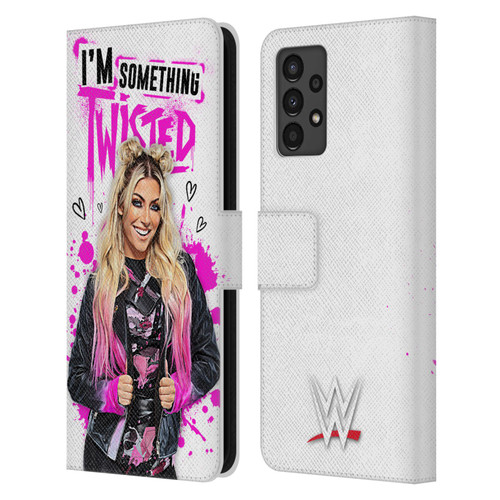 WWE Alexa Bliss Something Twisted Leather Book Wallet Case Cover For Samsung Galaxy A13 (2022)