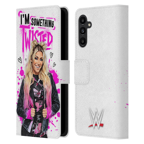 WWE Alexa Bliss Something Twisted Leather Book Wallet Case Cover For Samsung Galaxy A13 5G (2021)