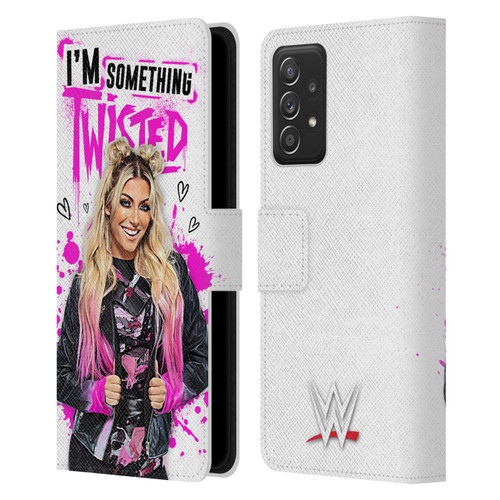 WWE Alexa Bliss Something Twisted Leather Book Wallet Case Cover For Samsung Galaxy A52 / A52s / 5G (2021)