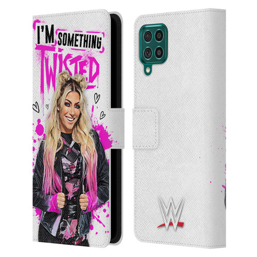 WWE Alexa Bliss Something Twisted Leather Book Wallet Case Cover For Samsung Galaxy F62 (2021)