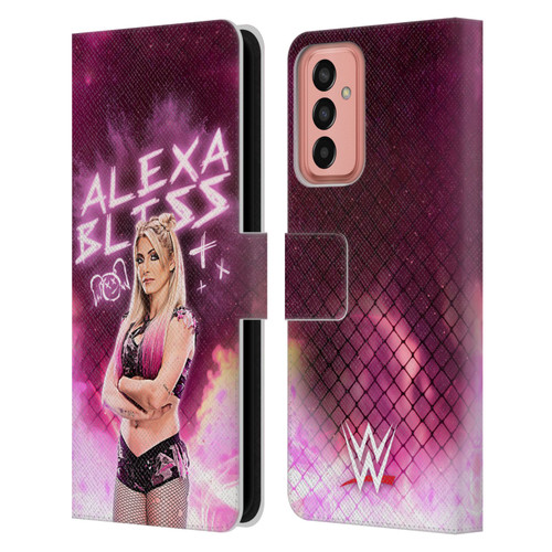 WWE Alexa Bliss Portrait Leather Book Wallet Case Cover For Samsung Galaxy M13 (2022)