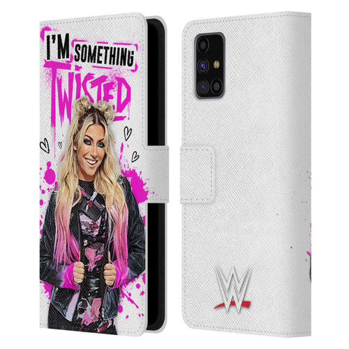 WWE Alexa Bliss Something Twisted Leather Book Wallet Case Cover For Samsung Galaxy M31s (2020)