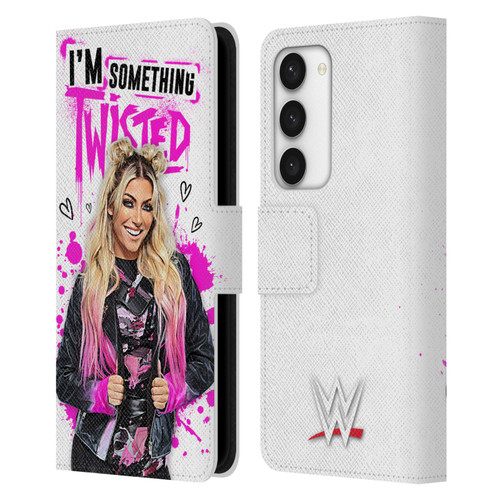 WWE Alexa Bliss Something Twisted Leather Book Wallet Case Cover For Samsung Galaxy S23 5G