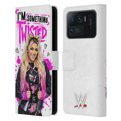 WWE Alexa Bliss Something Twisted Leather Book Wallet Case Cover For Xiaomi Mi 11 Ultra