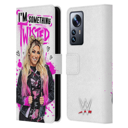 WWE Alexa Bliss Something Twisted Leather Book Wallet Case Cover For Xiaomi 12 Pro