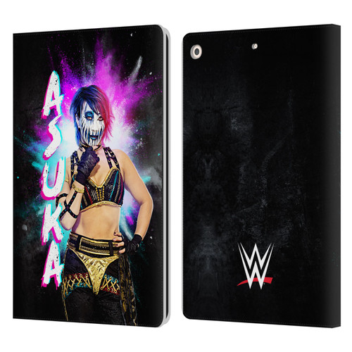 WWE Asuka Black Portrait Leather Book Wallet Case Cover For Apple iPad 10.2 2019/2020/2021