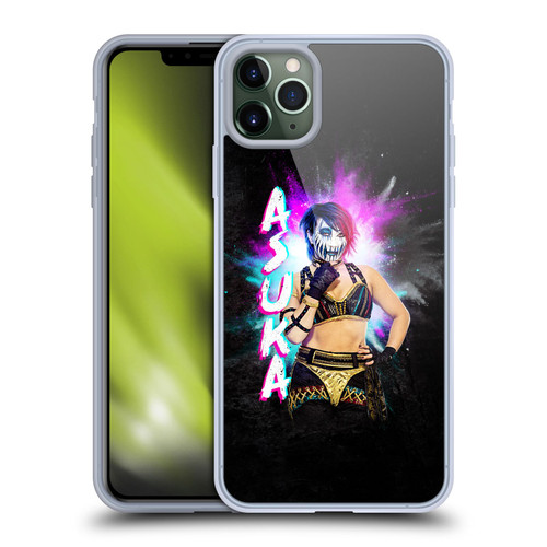 WWE Asuka Black Portrait Soft Gel Case for Apple iPhone 11 Pro Max