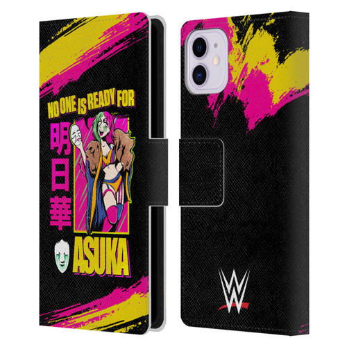 WWE Asuka No One Is Ready Leather Book Wallet Case Cover For Apple iPhone 11