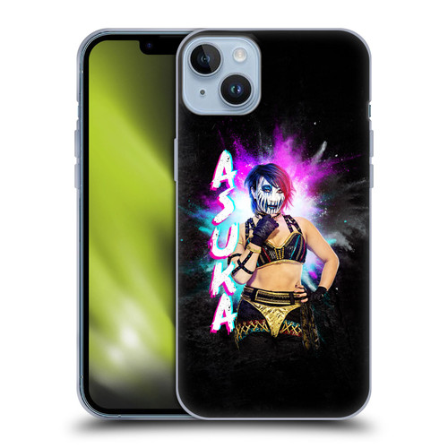 WWE Asuka Black Portrait Soft Gel Case for Apple iPhone 14 Plus