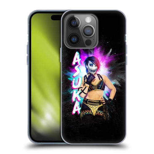WWE Asuka Black Portrait Soft Gel Case for Apple iPhone 14 Pro