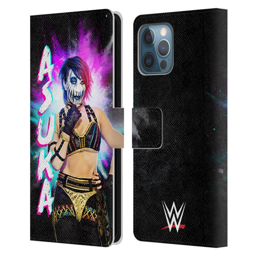 WWE Asuka Black Portrait Leather Book Wallet Case Cover For Apple iPhone 12 Pro Max