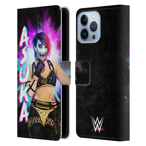 WWE Asuka Black Portrait Leather Book Wallet Case Cover For Apple iPhone 13 Pro Max