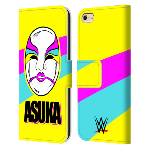 WWE Asuka The Empress Leather Book Wallet Case Cover For Apple iPhone 6 / iPhone 6s